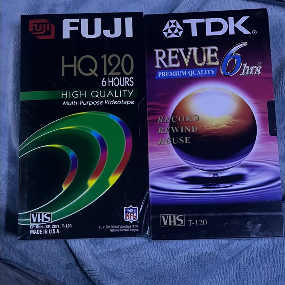 FUJI and TDK VHS Tapes